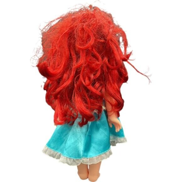Disney Princess Ariel Toddler Doll With Red Hair & Tiara 14" Little Mermaid - Picture 5 of 7